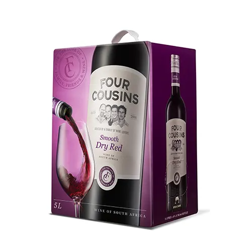 FOUR COUSINS DRY RED 5LTR